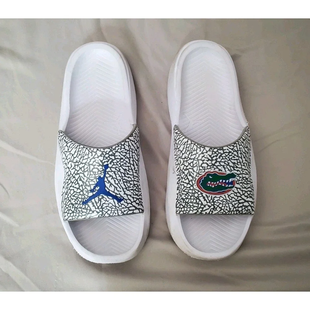 Jordan Nike Slides Team Issued Florida Gators - PE -  Men's Size 15